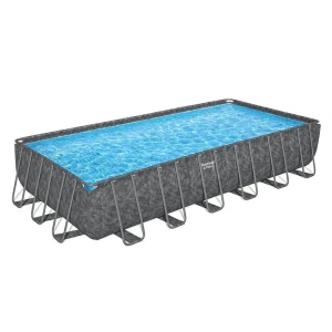 მართკუთხედი კარკასული აუზი Bestway (85 x 62 x 153) 561KG
